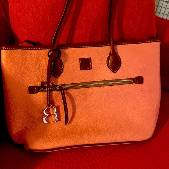 Dooney Bourke pebbled leather tote - Picture 3 of 4